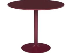 Clearance Stół do jadalni TINO Burgundowy 90 cm 90 cm Stoły Do Jadalni|Wszystkie Stoły