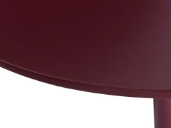 Clearance Stół do jadalni TINO Burgundowy 90 cm 90 cm Stoły Do Jadalni|Wszystkie Stoły