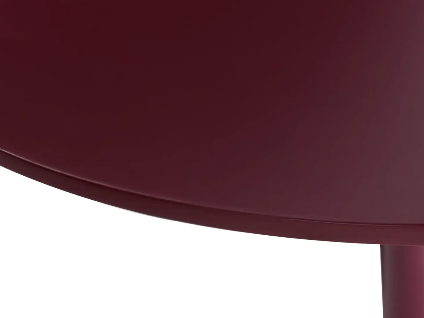 Clearance Stół do jadalni TINO Burgundowy 90 cm 90 cm Stoły Do Jadalni|Wszystkie Stoły