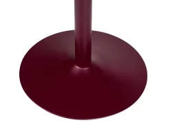 Clearance Stół do jadalni TINO Burgundowy 90 cm 90 cm Stoły Do Jadalni|Wszystkie Stoły