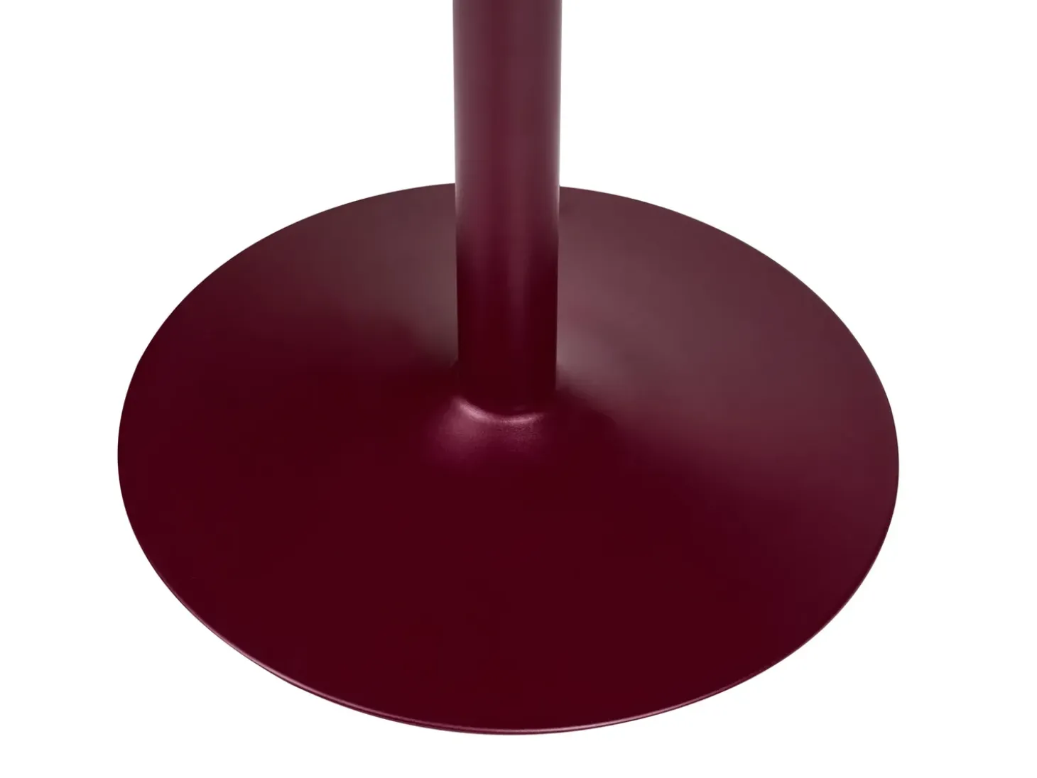 Clearance Stół do jadalni TINO Burgundowy 90 cm 90 cm Stoły Do Jadalni|Wszystkie Stoły