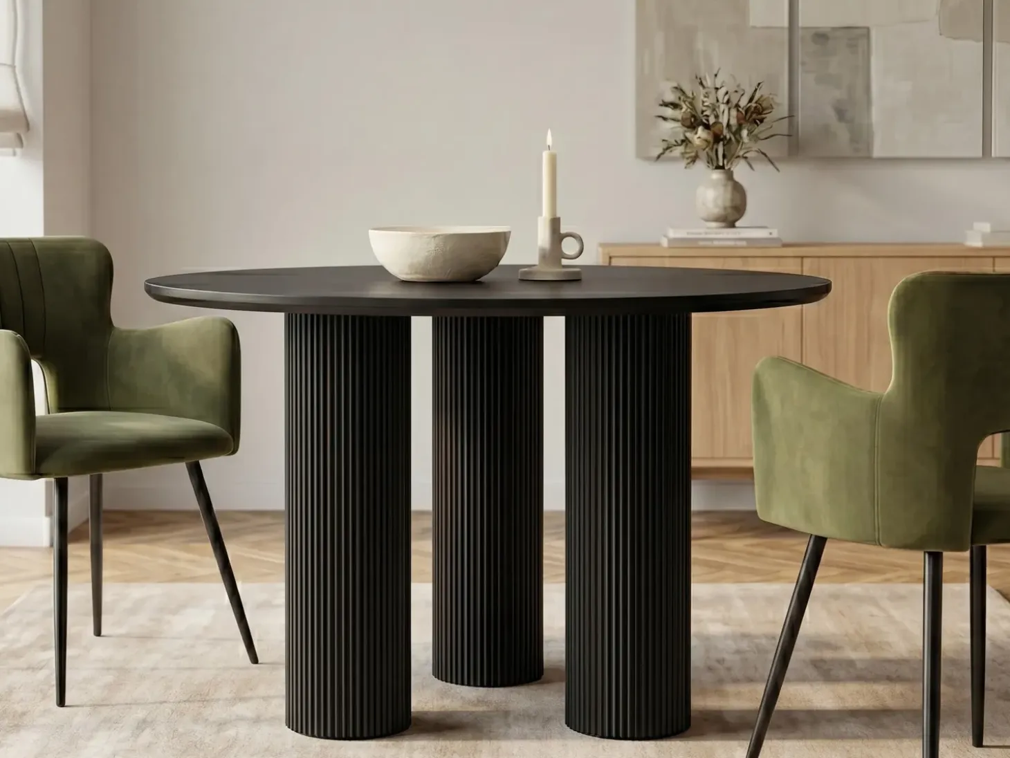 Outlet Stół do jadalni TULEMALU 120 cm 120 cm Stoły Do Jadalni|Wszystkie Stoły