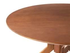 New TYMIS Mahoń ciemny 120 cm 120 cm Stoły Do Jadalni|Wszystkie Stoły