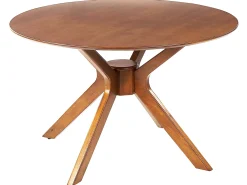 New TYMIS Mahoń ciemny 120 cm 120 cm Stoły Do Jadalni|Wszystkie Stoły