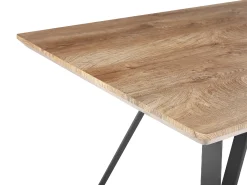 Online UPTON Jasnobrązowy 140 cm 80 cm Stoły Do Jadalni|Wszystkie Stoły