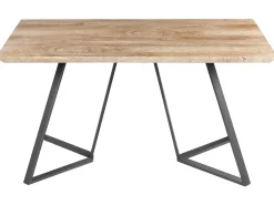 Online UPTON Jasnobrązowy 140 cm 80 cm Stoły Do Jadalni|Wszystkie Stoły