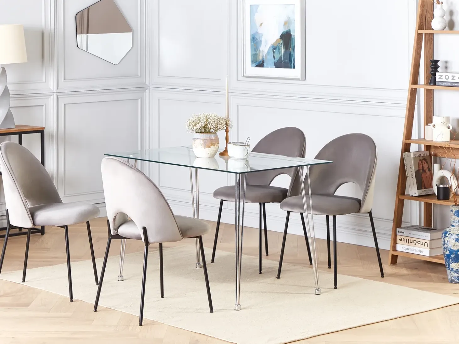 Discount Stół do jadalni WINSTON 120 cm 70 cm Szkło hartowane Stoły Do Jadalni|Wszystkie Stoły