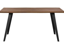 New Stół do jadalni WITNEY Ciemnobrązowy 160 cm 90 cm Stoły Do Jadalni|Wszystkie Stoły