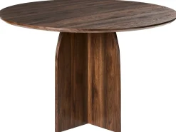 Clearance Stół do jadalni YARRA Ciemno 120 cm 120 cm Stoły Do Jadalni|Wszystkie Stoły