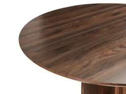 Clearance Stół do jadalni YARRA Ciemno 120 cm 120 cm Stoły Do Jadalni|Wszystkie Stoły