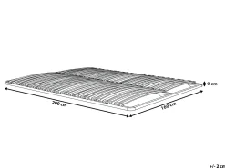 Best Stelaż do łóżka COMBOURG 160 x 200 cm Wszystkie Stelaże|Stelaże Pod Materace