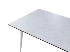 Discount Stół konferencyjny TOLENTINO 90 cm 180 cm Efekt trawertynu Wszystkie Biurka|Stoły Konferencyjne