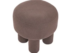 Stołek CANBY Boucle Brązowy