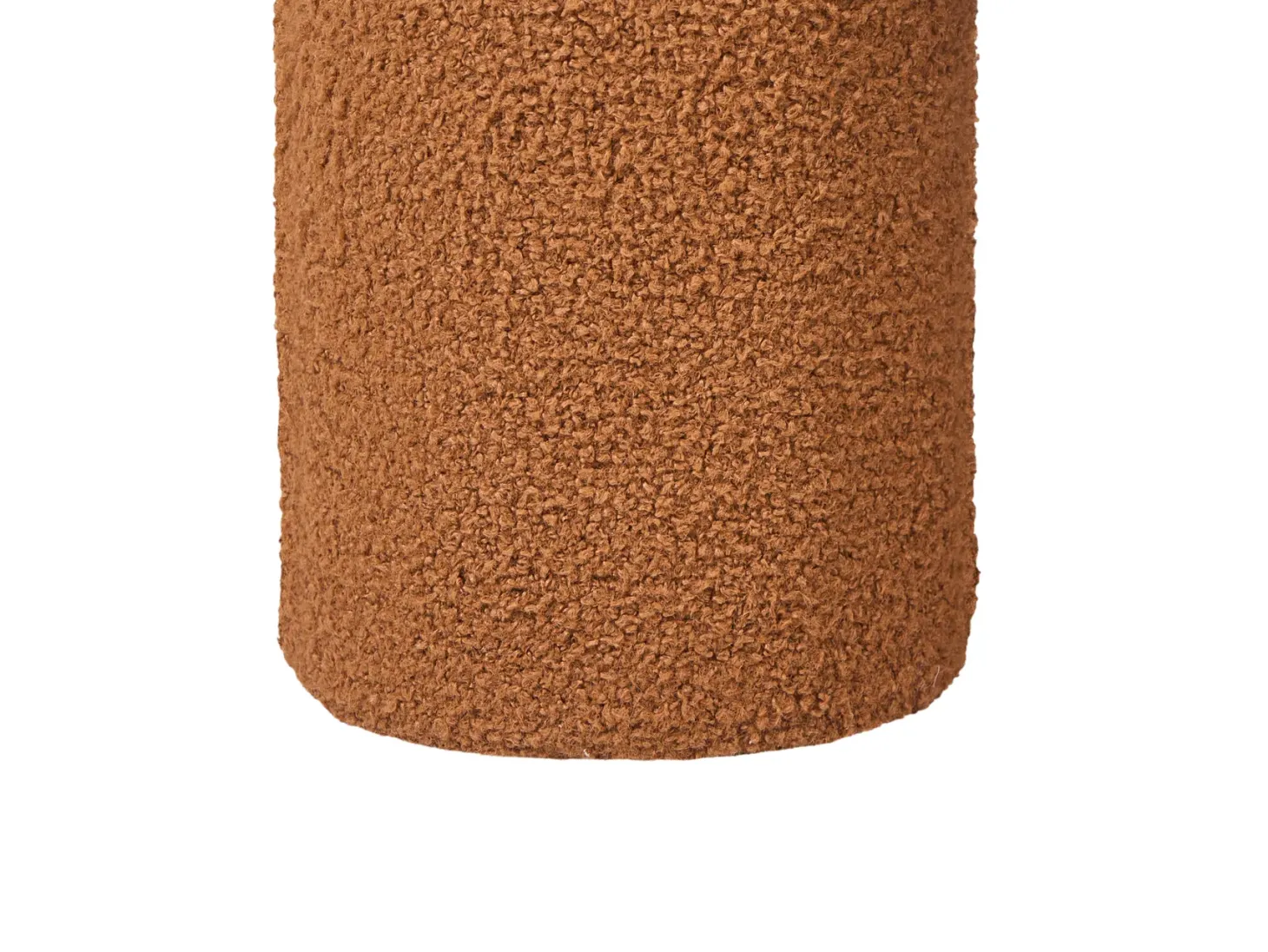 Stołek CANBY Boucle Pomarańczowy