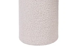 Stołek CANBY Boucle Złamana biel