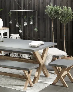 Stołek ogrodowy OLBIA Beton Szary