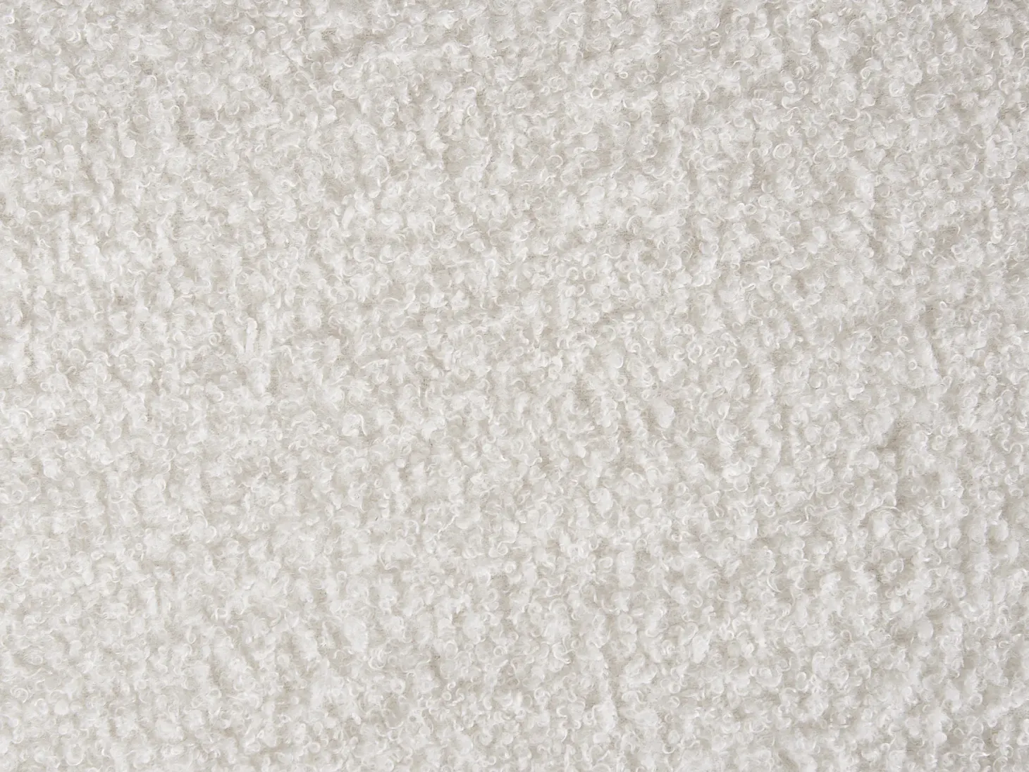 Stołek TAKOMA Boucle Biały