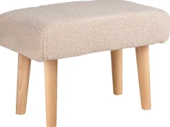 Stołek TAKOMA Boucle Jasnobeżowy