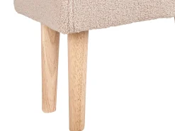 Stołek TAKOMA Boucle Jasnobeżowy