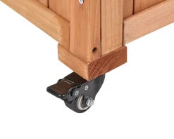Stół ogrodniczy ALTOLIA Drewno jodłowe 119 cm 70 cm Brązowy