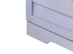 Stół ogrodniczy TEREVILLE Drewno jodłowe 100 cm 67 cm Szary
