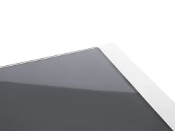 Stół ogrodowy BACOLI 210 cm 90 cm Szkło Złamana biel