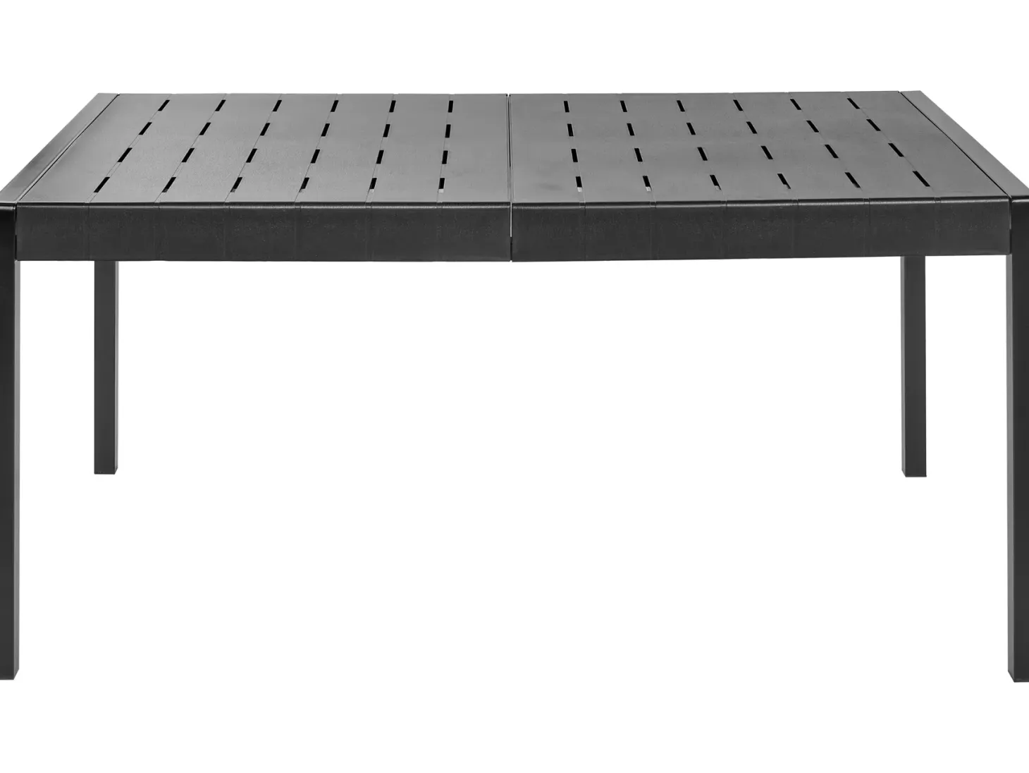 Stół ogrodowy BARTICA 154 cm 84 cm Czarny