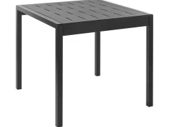Stół ogrodowy BARTICA 81 cm 84 cm Czarny