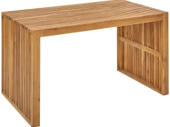 Stół ogrodowy BELLANO 70 cm 120 cm Drewno akacjowe Brązowy
