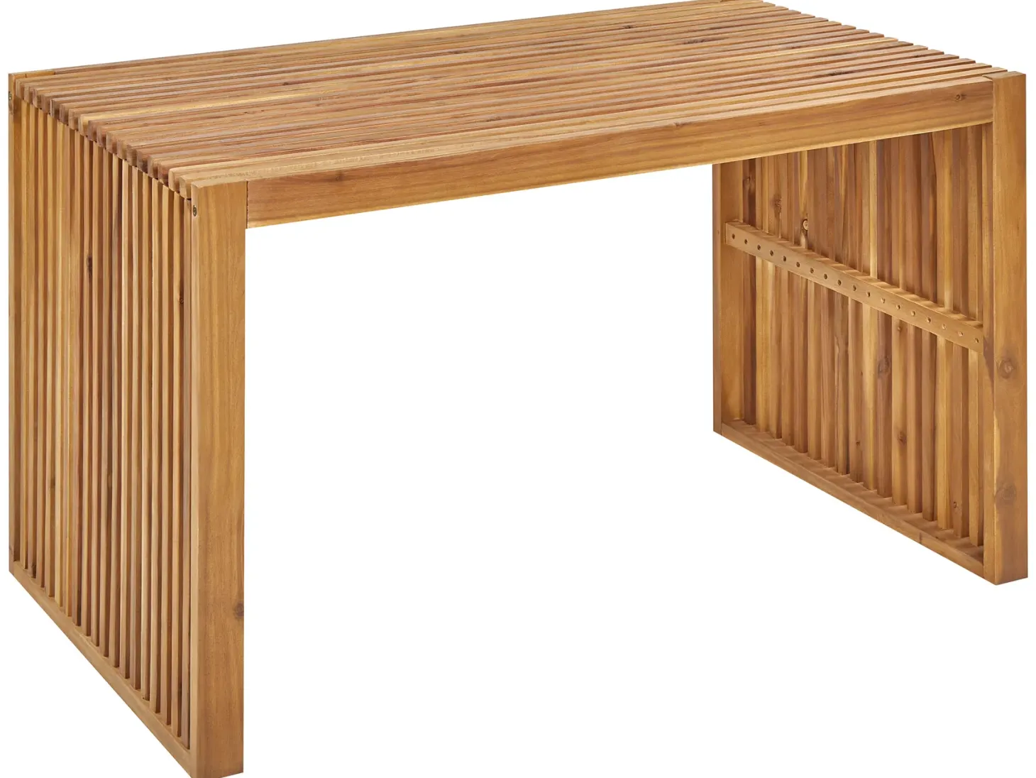 Stół ogrodowy BELLANO 70 cm 120 cm Drewno akacjowe Brązowy
