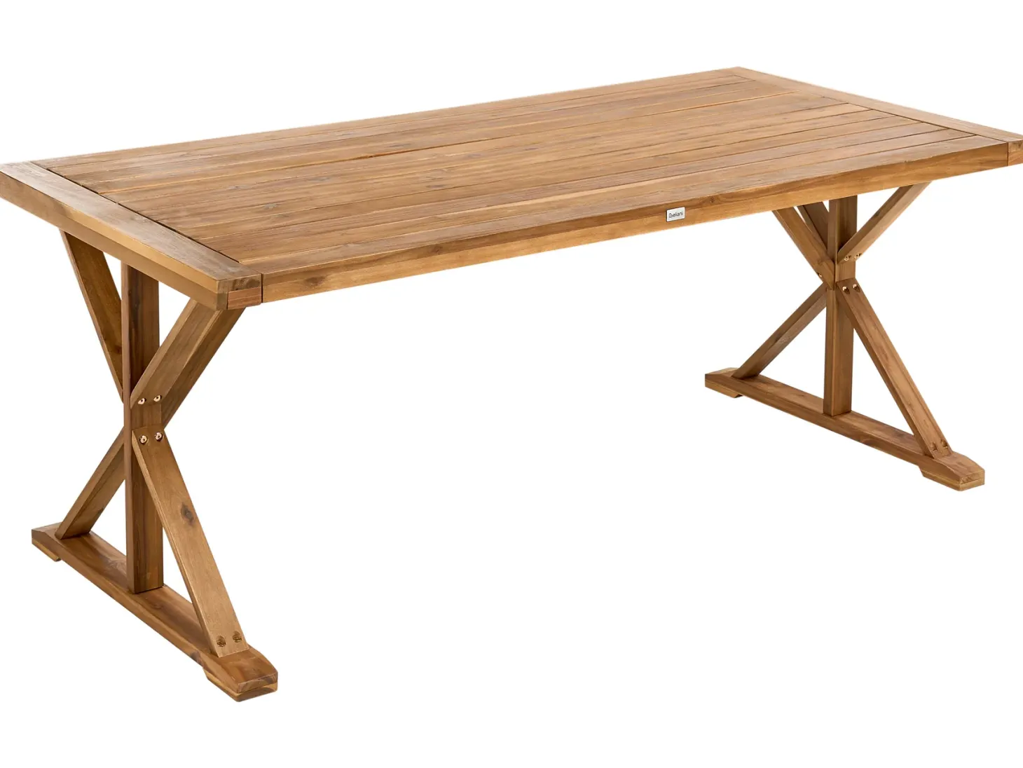 Stół ogrodowy CALABRITTO 90 cm 180 cm Drewno akacjowe Brązowy