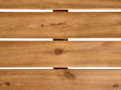 Stół ogrodowy CALABRITTO 90 cm 180 cm Drewno akacjowe Brązowy