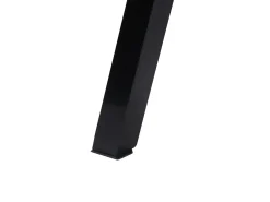 Stół ogrodowy CANETTO 150 cm 90 cm Szkło Czarny