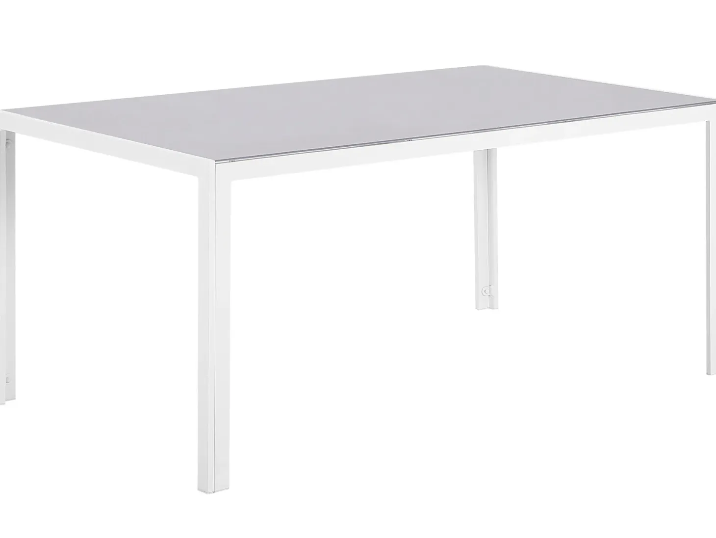 Stół ogrodowy CATANIA 160 cm 91 cm Szkło Szary