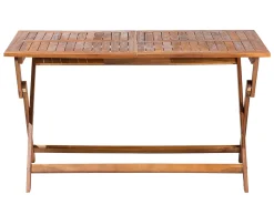Stół ogrodowy CENTO 140 cm 75 cm Drewno akacjowe Brązowy