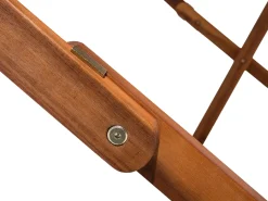 Stół ogrodowy CENTO 140 cm 75 cm Drewno akacjowe Brązowy
