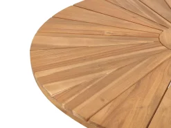 Stół ogrodowy CISSONE 110 cm 110 cm Drewno akacjowe Brązowy