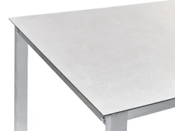 Stół ogrodowy COSOLETO 180 cm 90 cm Szkło Biały