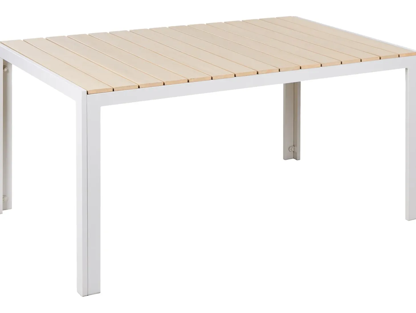 Stół ogrodowy dla 6 osób COMO 150 cm 90 cm Beżowy