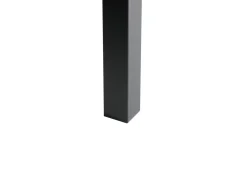 Stół ogrodowy FELETTO 180 cm 90 cm Kamień Czarny marmur