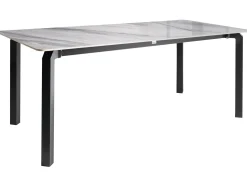Stół ogrodowy FELETTO 180 cm 90 cm Kamień Szary marmur