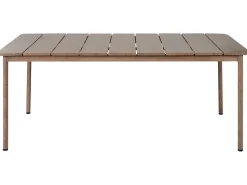 Stół ogrodowy FLAVIA 185 cm 96 cm Metal Brązowy