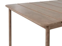 Stół ogrodowy FLAVIA 185 cm 96 cm Metal Brązowy