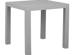 Stół ogrodowy FOSSANO 80 cm 80 cm Jasnoszary