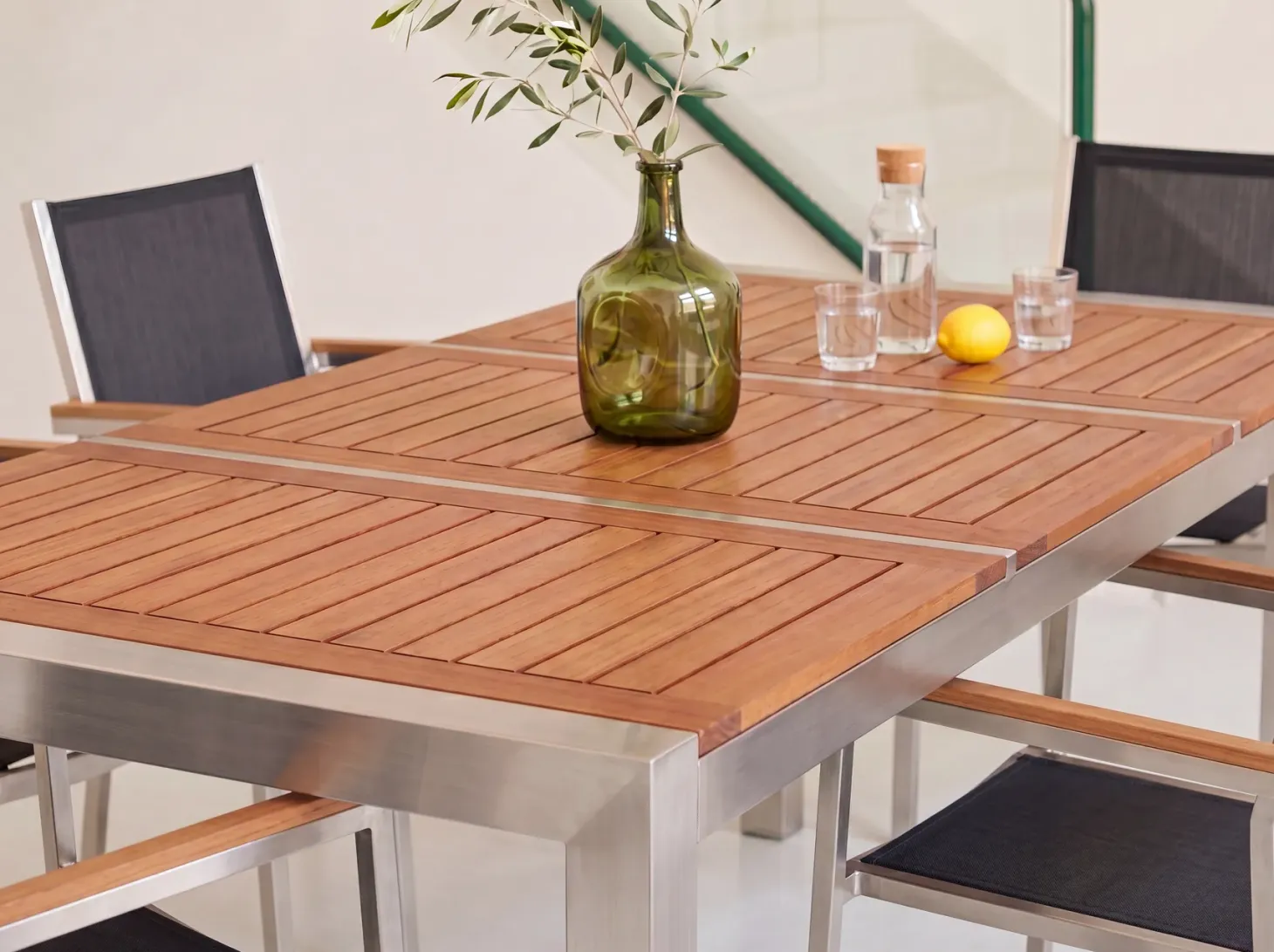 Stół ogrodowy GROSSETO 220 cm 100 cm Drewno eukaliptusowe Brązowy