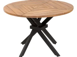 Stół ogrodowy LISSONE 110 cm 110 cm Drewno akacjowe Brązowy