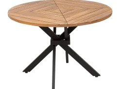 Stół ogrodowy LISSONE 110 cm 110 cm Drewno akacjowe Brązowy
