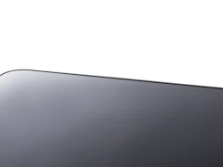 Stół ogrodowy LIVO 140 cm 80 cm Szkło Czarny