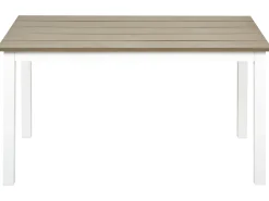 Stół ogrodowy MESSINA 100 cm 52 cm Biały
