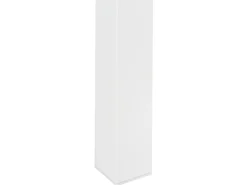 Stół ogrodowy MESSINA 100 cm 52 cm Biały